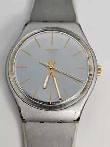 2010 Women's Swatch New Gent SUOZ101 Winter Moon Swiss Made Quartz 34mm Watch - Picture 1 of 18