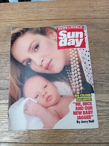 Jerry Hall Sun News Of The World Magazine October 13th 1985 Marie Helvin Bond - Bild 1 von 9