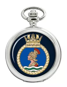 HMS Dauntless, Royal Navy Pocket Watch - Picture 1 of 5