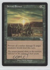 2002 Magic: The Gathering - Judgement Serene Sunset #131 00eu