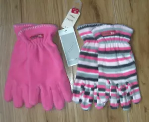 BNWT GIRLS NEXT SKI 2 PK GLOVES 11-13 YRS WINTER SKIING NEW PANTS JACKET TOP - Picture 1 of 7