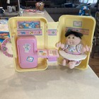 Vintage 1995 Mattel Cabbage Patch Doll and Love N Go Kitchen Travel Case