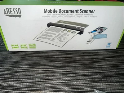 Adesso EZScan 2000 600 x 600dpi USB Single Pass Mobile Document Scanner - Image 1 of 4