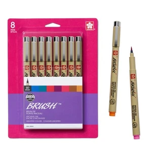 Pigma Micron Brush Pens - Archival Black and Colored Ink Pens - Pens for Writ... - Picture 1 of 6