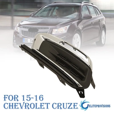 NEW Driver Side Fog Light Cover Bezel GM1038184 For 15-16 Chevrolet Cruze US Foto 1 de 4