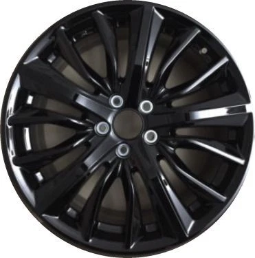19" Acura TLX Wheel Rim Factory OEM 71856 2018-2020 Gloss Black - Image 1 of 2