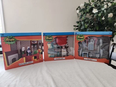 Lote Batman DC Retro Classics TV Series Villain's Lair, Library,Manor McFarlane - Imagem 1 de 4