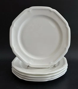 5 MIKASA Antique White Bone China 8 1/2" Salad Plates - Picture 1 of 5