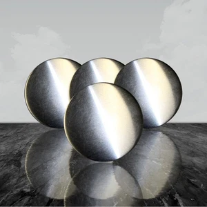 Chrome Snap-On Center Caps fits 2018-2022 Ford Ecosport [4pc] - Picture 1 of 2