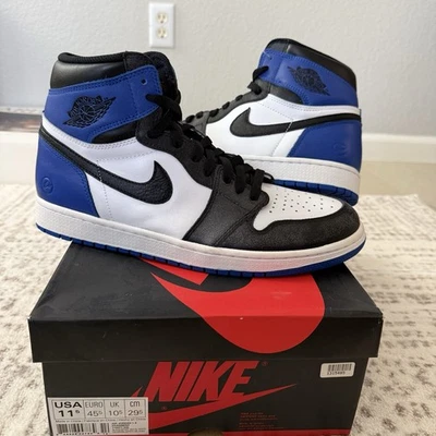 Nike Air Jordan Retro 1 Alto OG x Fragmento 716371-040 Para hombres Talla 11.5 *Talla Rara* Foto 1 de 4