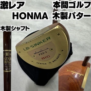 Honma Lb-Sinker Fss-1 Big Putter Wooden - Picture 1 of 11