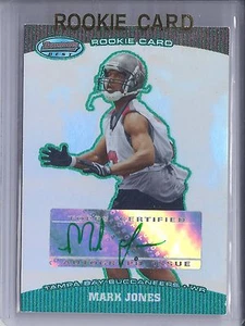 2004 Bowman's Best Football Mark Jones Buccaneers Autographed RC #265/499 - Picture 1 of 2