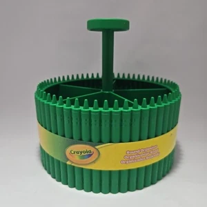 Crayola Storage Products: Organizer Rotondo (Verde) NUOVO Porta Mano Scuola Bambino - Foto 1 di 7