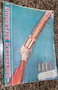 The American Rifleman Magazine 1955 August D.B. Wesson Revolving Rifle Rare. - Picture 1 of 2