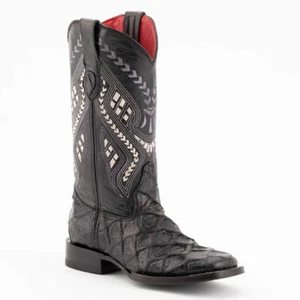 FERRINI Women's Bronco Square Toe Black Western Boot (9339304) - Picture 1 of 6