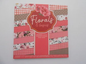 6 x 6 Paper Pack (10pk)-Craft Sensations Sample Florals & Basics for Crafts - Picture 1 of 1