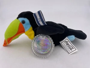 Coca Cola International Beanies -Honduras - Toolu the Toucan - Series 1 #CC017 - Picture 1 of 2