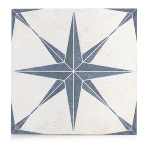 Industry Tile 9x9 Star Blue Porcelain Tile Wall and Floor (10.87 Sq. Ft./Case) - Picture 1 of 6