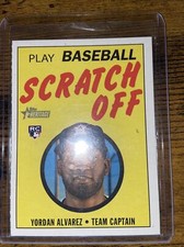 2020 topps Heritage yordan alvarez rookie card No.2of 15