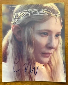 Cate Blanchett Actress Galadriel Lord of the Rings LOTR Signed Photo - Picture 1 of 3