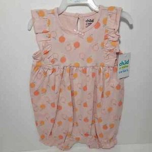 Orange Sommer Baby Mädchen Einteiler Strampler Carters 3-6 Monate - Bild 1 von 5