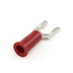 3M SS-31-10-P Snap Spade Terminal, 22-18 Ga., #10 Stud, Vinyl Insulated 100 - Picture 1 of 3