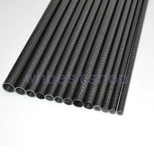 22MM 3K Carbon Fiber Tube OD22MM X ID18MM 19MM 20MM L1000MM Roll Shaft/Pipe - Picture 1 of 3
