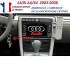 Head Unit Android 10 Gps Waze Dvd Bluetooth Usb For Audi A4 S4 2002 2008 And 