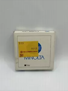 Minolta 49mm (L35) UV Metal Lens Filter, New in Box Vintage Genuine #7049-303 - Picture 1 of 3