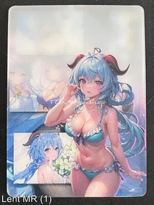 🔥 MR-L1 Ganyu Genshin Impact Anime Waifu Sexy ACG Card Lenticolare Dea Storia - Foto 1 di 1