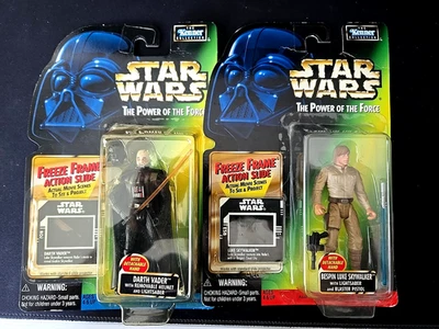 Star Wars Power Of The Force Action Figures: Darth Vader, Bespin Luke Skywalker - Image 1 of 4