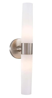 Luz LED de tocador de baño de níquel cepillado sable George Kovacs P5042-084-L Foto 1 de 3