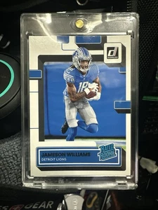 2022 Donruss Football Jameson Williams Rated Rookie RC #308 Detroit Lions - Bild 1 von 4