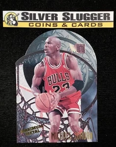 1995-96 Michael Jordan Fleer Metal Maximum Metal Die Cut #4 of 10 Chicago Bulls - Picture 1 of 4