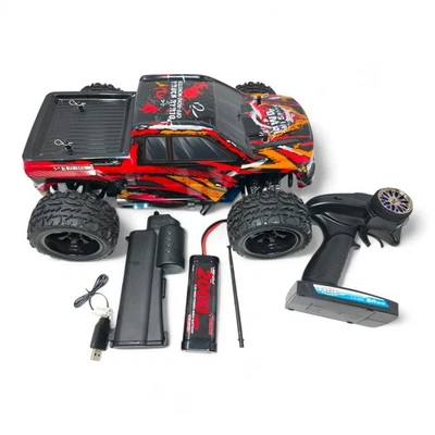 NITRO RC Car 1/10th Scale Two Gears Remote Control Car - With Electric Start Etc - Image 1 of 4