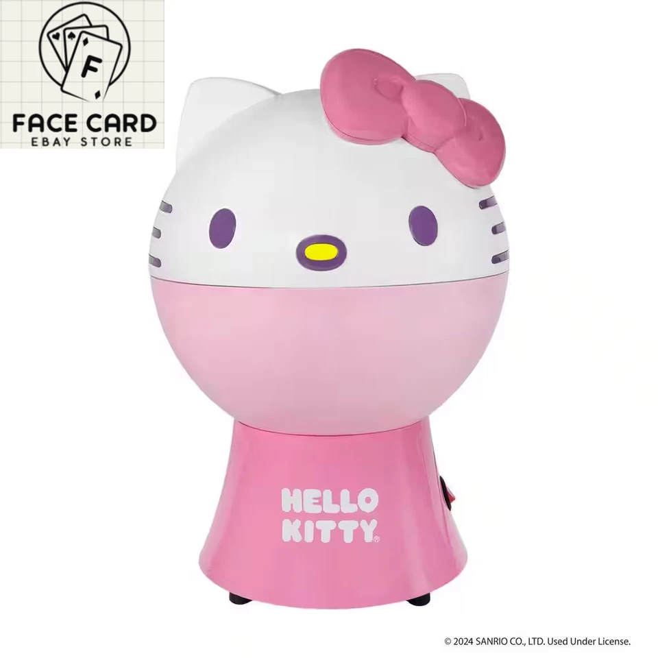 Máquina de palomitas de aire caliente Hello Kitty 1200W rosa y blanco, capacidad de núcleo de 3 OZ. Foto 1 de 4