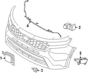 Genuine Kia Park Sensor 99310-L1810EB - Picture 1 of 1