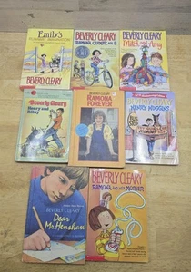 Good LOT of 8 BEVERLY CLEARY Books Ramona, Henry Huggins, Mitchell And Amy Emily - Picture 1 of 10
