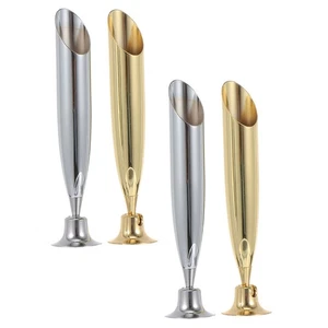 4 Pcs Retro Quill Pen Metal Single Holder Pencil Holders for Desk Men - Picture 1 of 12