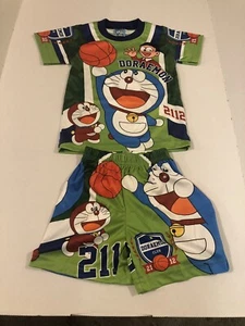 Kids Doraemon All Over Print T-Shirt And Shorts Size 1 See Pics - Picture 1 of 8