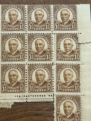 Марка США Хардинг 1923 (20 марок склеены как новые) см. фото - Изображение 1 из 2