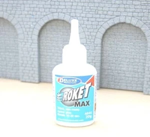 Materiales de lujo Roket Max enlaces de pegamento ciano en 10-20 segundos AD45 20 g - Imagen 1 de 1
