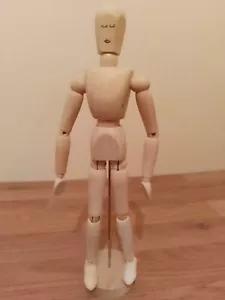 Artists 12 In Wooden Mannequin Articulated Joints - Picture 1 of 5