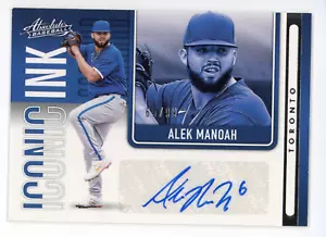2022 Panini Absolute Iconic Ink Retail /99 Alek Manoah #II-AM Auto - Picture 1 of 3