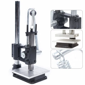 Leather Craft DIY Imprinting Machine Embossing Press Leather Stamp Punching Tool - Picture 1 of 12