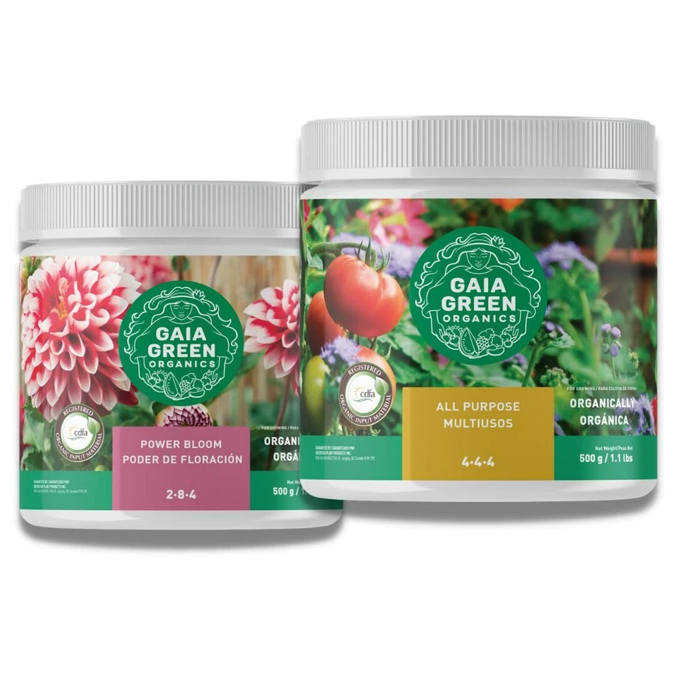 Gaia Green Power Bloom and All Purpose Organic 4-4-4. Conjunto 2-8-4 500g - Imagem 1 de 1