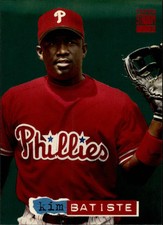 1994 Stadium Club Philadelphia Phillies Baseball Card #303 Kim Batiste
