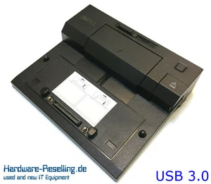 Dell Docking Station E-Port PR03X K07A for Dell Exxxx Series With USB 3.0 - Zdjęcie 1 z 3