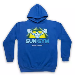 PAIN AND GAIN UNOFFICIAL SUN GYM MIAMI THE ROCK WORKOUT ADULTS UNISEX HOODIE - Picture 1 of 11