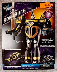 1997 Bandai BeetleBorgs Metallix Diecast Deluxe Transforming Roboborg w/Box - Picture 1 of 13